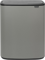 Brabantia Bo Touch Bin 2 x 30 Liter Mineral Concrete Grey