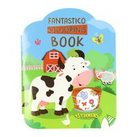 Wins Holland Fantastico Kleuren Stickerboek Boerderij - thumbnail