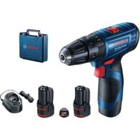 Bosch Professional GSR 120-LI GSR 120-LI Accu-schroefboormachine 12 V 2.0 Ah Li-ion Incl. 2 accus, Incl. lader, Incl. koffer - thumbnail