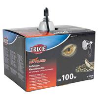 TRIXIE UV-B-straling, versterkende klemlamp voor terraria, met beschermrooster, 75 watt, met schakelaar, E27-fitting