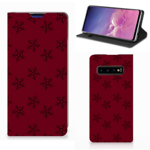 Samsung Galaxy S10 Hoesje met Magneet Sterren