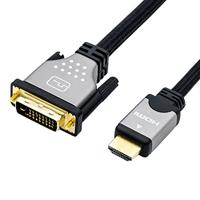 ROLINE monitorkabel DVI (24+1) - HDMI, ST/ST, zwart/zilver, 3 m