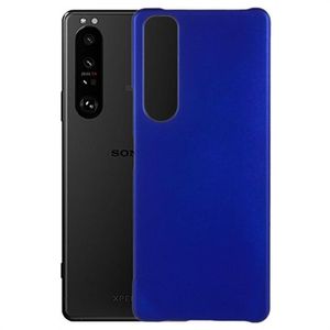 Sony Xperia 1 III Rubberen Plastic Case - Blauw