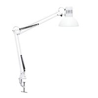 MAUL Bureaulamp MAULstudy | verstelbare klemlamp met scharnierarm voor kantoor en bureau | elegante bureaulamp led van metaal | exclusieve LED-lamp | wit