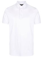 Emporio Armani polo à logo brodé - Blanc