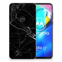 Motorola Moto G8 Power TPU Siliconen Hoesje Marmer Zwart - Origineel Cadeau Vader - thumbnail