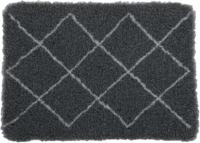 Zolux - Isolatiemat voor honden, 50 x 70 cm, grijs met Berberpatroon.