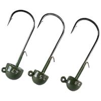 LMAB Tungsten Ned Jig Green Pumpkin 3st. Size 2/0 - 2,8 gr