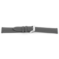 Horlogeband Universeel F882 Leder Grijs 18mm - thumbnail