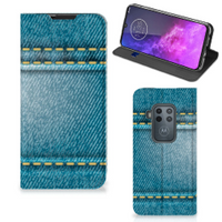 Motorola One Zoom Hippe Standcase Jeans