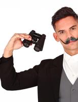 Zwarte verrekijker 12 x 14 cm - Zwart - Uniek Formaat