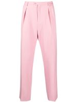 Saint Laurent pantalon de costume à coupe droite - Rose