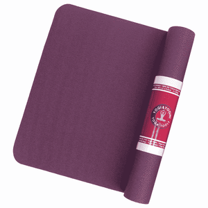 Yogi & Yogini Yogamat TPE Paars/Zwart 3 mm - 185 x 63 cm