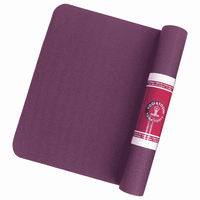 Yogi & Yogini Yogamat TPE Paars/Zwart 3 mm - 185 x 63 cm - thumbnail