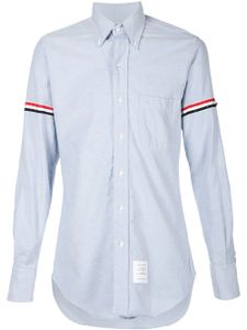 Thom Browne chemise à détails rayés - Bleu