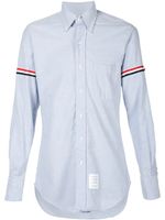 Thom Browne chemise à détails rayés - Bleu - thumbnail