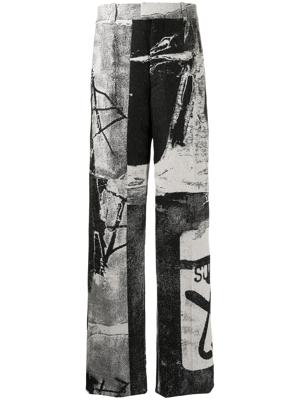 Off-White x Pablo Tomek pantalon droit - Noir