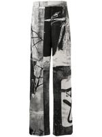 Off-White x Pablo Tomek pantalon droit - Noir
