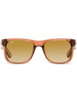 Ray-Ban lunettes de soleil Justin à monture carrée - Marron