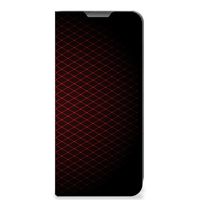 OPPO A77 5G | A57 5G Hoesje met Magneet Geruit Rood - thumbnail