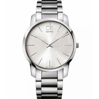 Calvin Klein City Horloge K2G21126 - Zilver