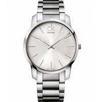 Calvin Klein City Horloge K2G21126 - Zilver