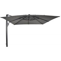 Taurus Zweefparasol grijs 300x300 cm vierkante parasol - thumbnail