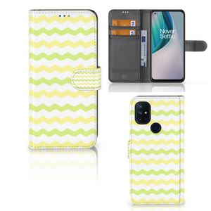 OnePlus Nord N10 Telefoon Hoesje Waves Yellow