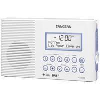 Sangean H203 Badradio DAB+, VHF (FM) Zaklamp, Waterdicht Wit - thumbnail