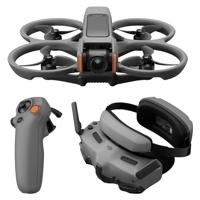 DJI Avata 2 Fly More Combo (1 batterij), FPV-drone met 4K-camera, propellerbescherming, flips/rollen met één druk op de knop, inclusief Bril 3 en RC Motion 3, cameradrone met POV-inhoud