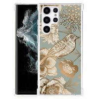 Case voor Samsung Galaxy S22 Ultra Vintage Bird Flowers