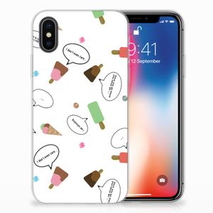 Apple iPhone X | Xs Siliconen Case IJsjes