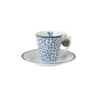 Laura Ashley kop en schotel espresso Floris 9 cl