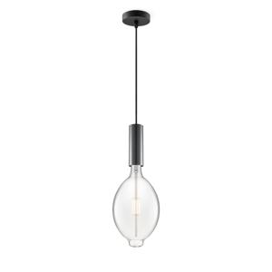 Home sweet home hanglamp Saga zwart Oval - helder