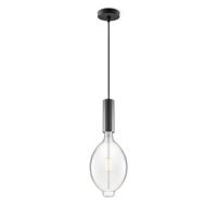 Home sweet home hanglamp Saga zwart Oval - helder - thumbnail