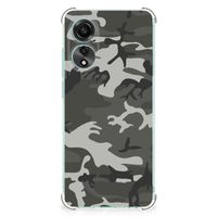 OPPO A78 4G Doorzichtige Silicone Hoesje Army Light - thumbnail