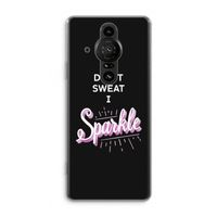 Sparkle quote: Sony Xperia Pro-I Transparant Hoesje