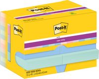 Post-It Super Sticky Notes Soulful, 90 vel, ft 47,6 x 47,6 mm, pak van 12 blokken