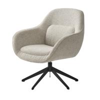 Eetkamerstoel Lynn Lounge Off White Melange Swivel - Giga Living