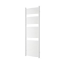 Vipera Kanza Rx enkele handdoekradiator 60 x 180 cm elektrische verwarming mat wit zijaansluiting 926W, weerstand inbegrepen
