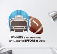 Sticker American football winning