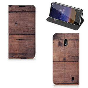 Nokia 2.2 Book Wallet Case Old Wood