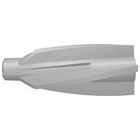 Gasbetonpluggen GB 14, optimale drukverdeling en hoge houdwaarden, spiraalvormige buitenribben snijden nauwsluitend in cellenbeton, geen gereedschap nodig, 10 stuks standaard