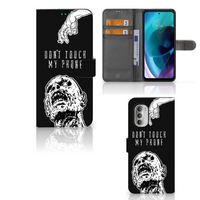 Portemonnee Hoesje Motorola Moto G51 5G Zombie