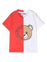 Moschino Kids t-shirt à logo Teddy Bear - Rouge