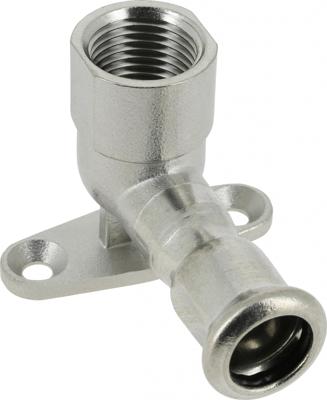 Bonfix Pressfittingen RVS 316L Muurplaat 3/4 x 22 - lange binnendraad (G) x press || (m-profiel)