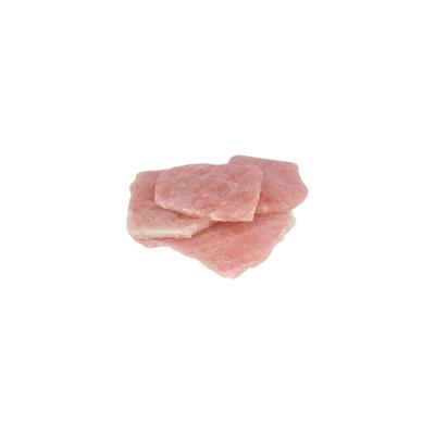 Roze kwarts dikke schijven (2.00) - roze - S