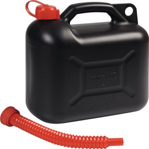 NOW Transportbrandstofjerrycan | inhoud 10 l | zwart HD-PE | L330xB165xH320 mm | 1 stuk - 4000819000 4000819000