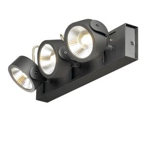 SLV Richtbare spots Kalu Led 3-lichts - 3x47w zwart 1000131