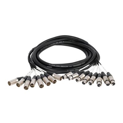 Devine MUL002/5 multikabel 8x XLR-f naar 8x XLR-m 5m